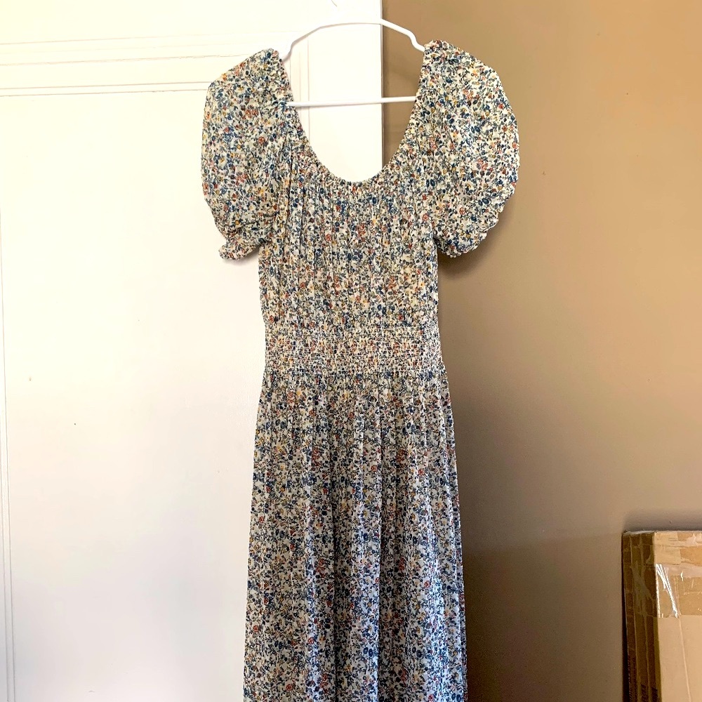 Madewell Off the Shoulder Midi-Maxi Dress Sz S NWOT